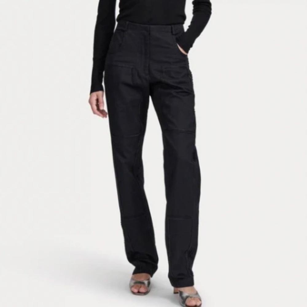 NEW w tags Rachel Comey Tropez pant black beaded twill size 4 trouser